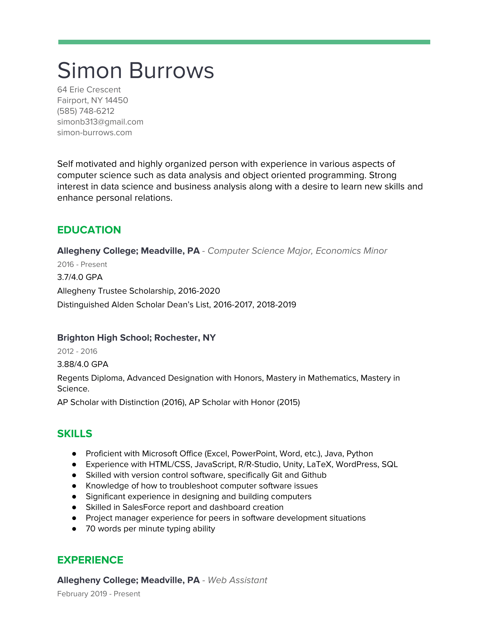 Resume